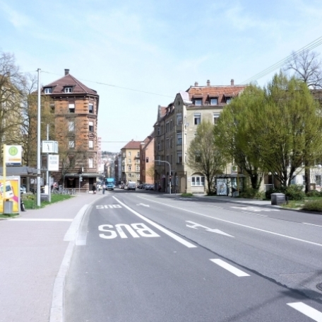 Der Bismarckplatz ist als Teil des Sanierungsgebiets Stuttgart 28 für eine Umgestaltung vorgesehen. Foto: Stadt Stuttgart