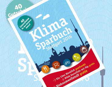 Das neue Klimasparbuch f&uuml;r Stuttgart ist erschienen.