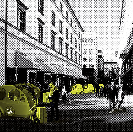 Alternative Zustellkonzepte. Foto: Fraunhofer IAO