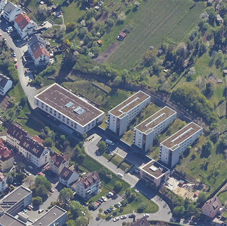 Das Pflegeheim Willy-Körner-Haus soll um ein Geschoss aufgestockt werden. Foto: Stadtmessungsamt/Stadt Stuttgart