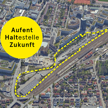Das Gebiet für den Prozess zu einem städtebaulichen Konzept aus der Luft gesehen. Foto: Stadtmessungsamt/Stadt Stuttgart