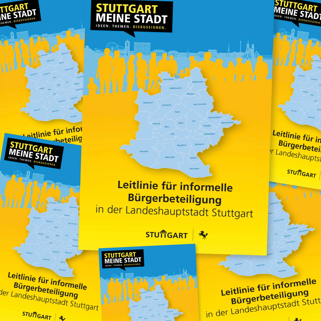 Die Leitlinie für informelle Bürgerbeteiligung soll überarbeitet werden. Grafik: Stadt Stuttgart
