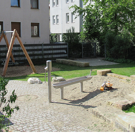 Der neugestaltete Pumpenspielplatz./Foto: Stadt Stuttgart