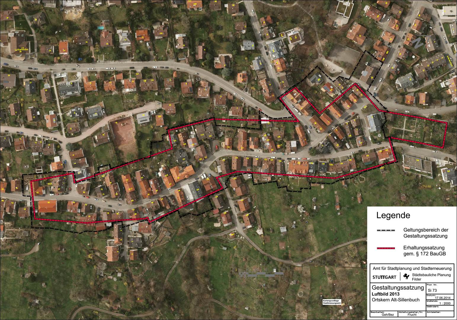 Gestaltungssatzung für den Ortskern Alt Sillenbuch