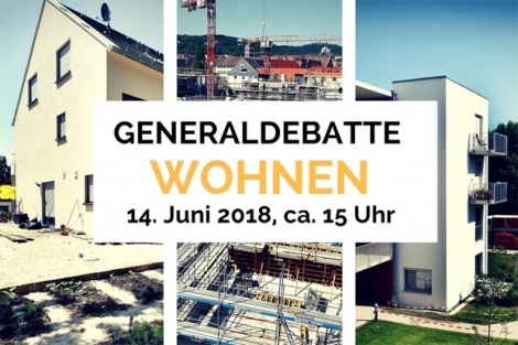 In der zweiten Generaldebatte widmet sich der Gemeinderat dem Thema 'Wohnen'. Fotos: Susanne Schneider/Stadt Stuttgart